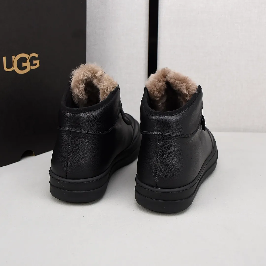 PP520🛜🛜🛜【ugg】The upper is made of waterproof nubuck, real wool lining, and non-slip rubber sole. Warm and comfortable, a must-have in winter! Men's size 38-44 (custom-made size 45 is non-refundable).
